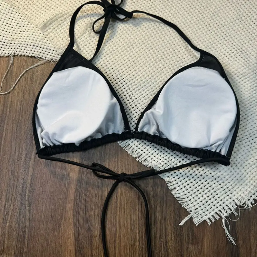 Свободный купальник с длинными рукавами, пуловер, пляжная одежда, вязаный крючком купальный костюм, пляжная одежда, комплект из трех предметов, купальный костюм