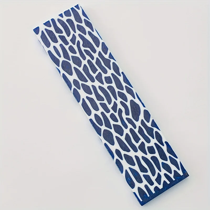 130*40*8 مللي متر 1 قطعة لوحة مادة الراتنج بنمط الزرافة الملونة-مناسبة لقبضة مقبض السكين-صنع التصحيح بنفسك #4