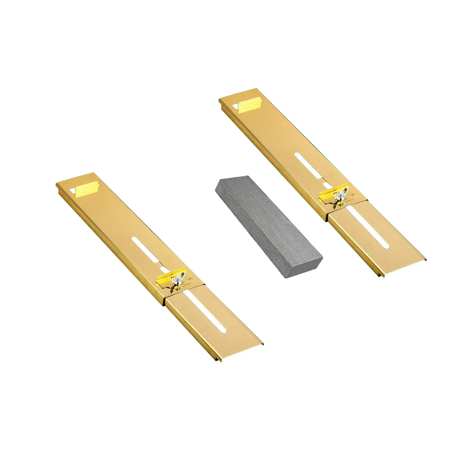 Sharpening Stone Holder Stainless Steel Sink Bridge Adjustable Grindstone Holder for Various Whetstone Oil Stones Kitchen Sink