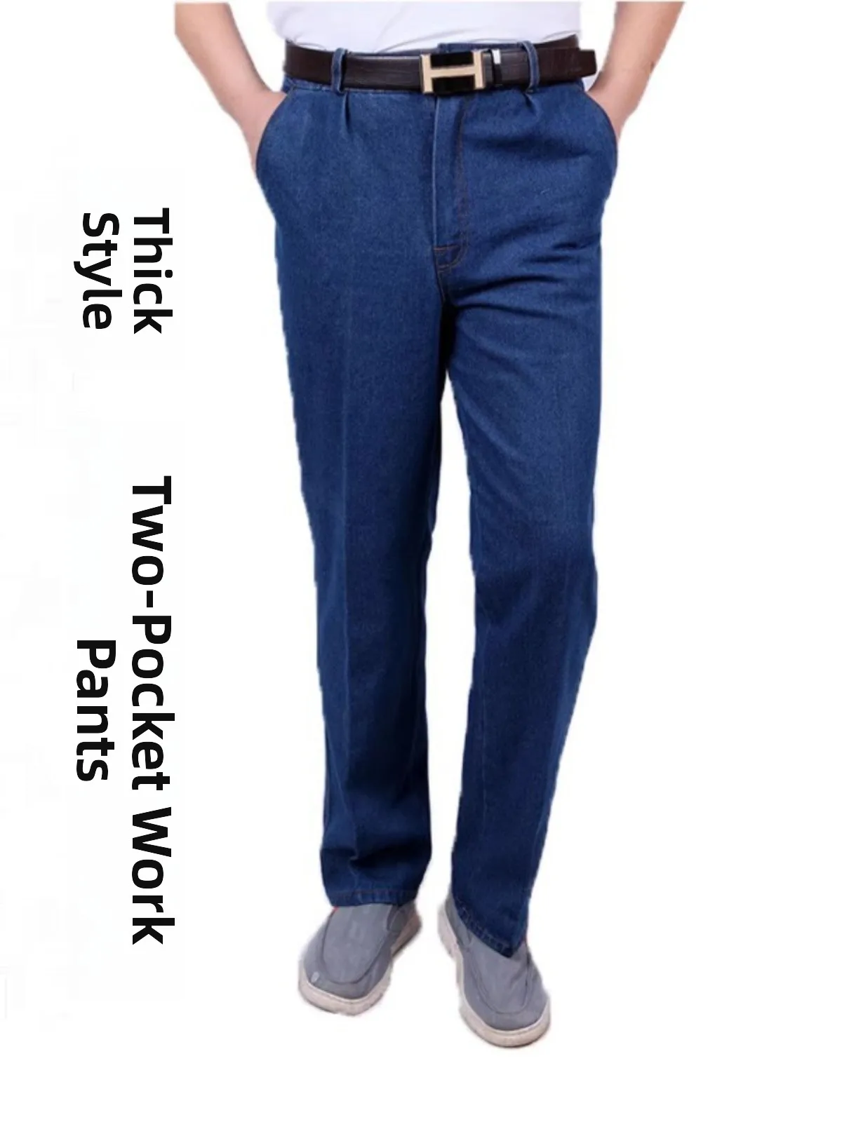 

Pure Cotton Workwear Pants for Welding Anti-Scald Wear Resistant Multi-ket plus Size Jeans for Construction Site