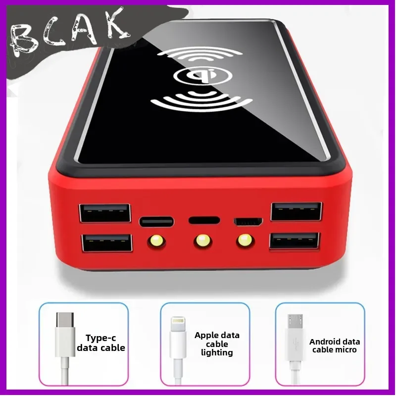 Quality 30000 MAh 100000mah 50000mah Creative BCAK Wireless Power Bank Solar Power Bank Large Capacity Power Bank