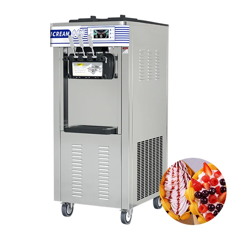 

Commercial ice cream machine Ice cream cone making machine Vertical type Soft ice cream machine stainless steel equipment