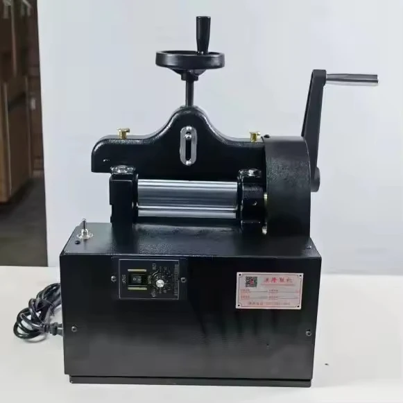 #￥forVK Automatic Workshop Leather Splitting Machine Manual Band Knife Core Component Motor Skiving Equipment 220V/110V 1 Year