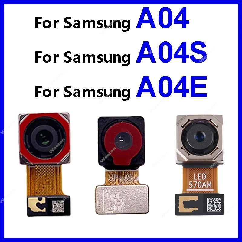 

Основный модуль задней камеры с гибким кабелем для Samsung Galaxy A04 A04E A04S SM-A042F A045F A047F Передняя камера Запчасти для задней камеры