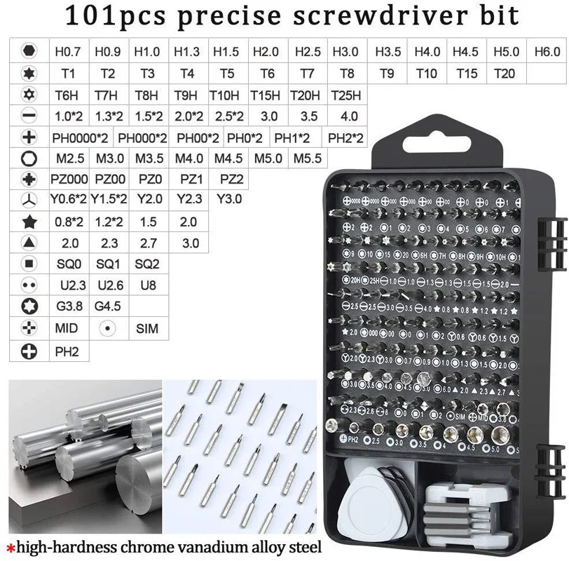 123 In 1 USB Power Electric Screwdriver Set Torx Phillips Hex Bits Magnetic  Kit For PC Mobile Phone Repair Hand Tool Iphone DJI