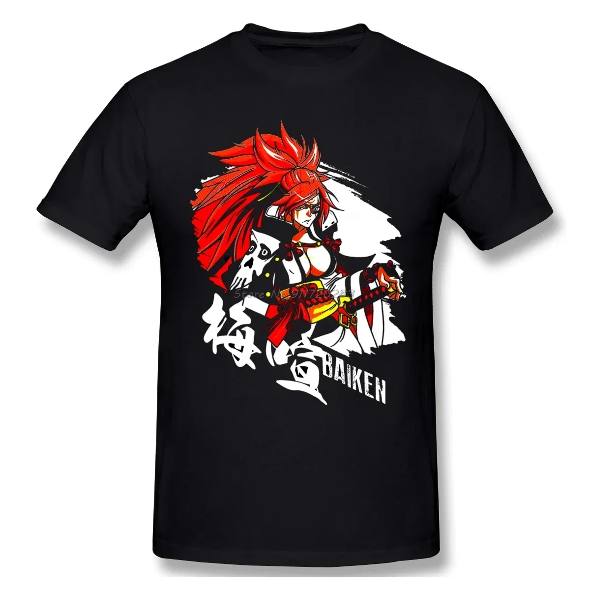 

High Quality O-Neck 100 Cotton Street Waresrior Cool T-shirt Guilty Gear Sleeve Short Casual Tees Harajukkuu Streetwear