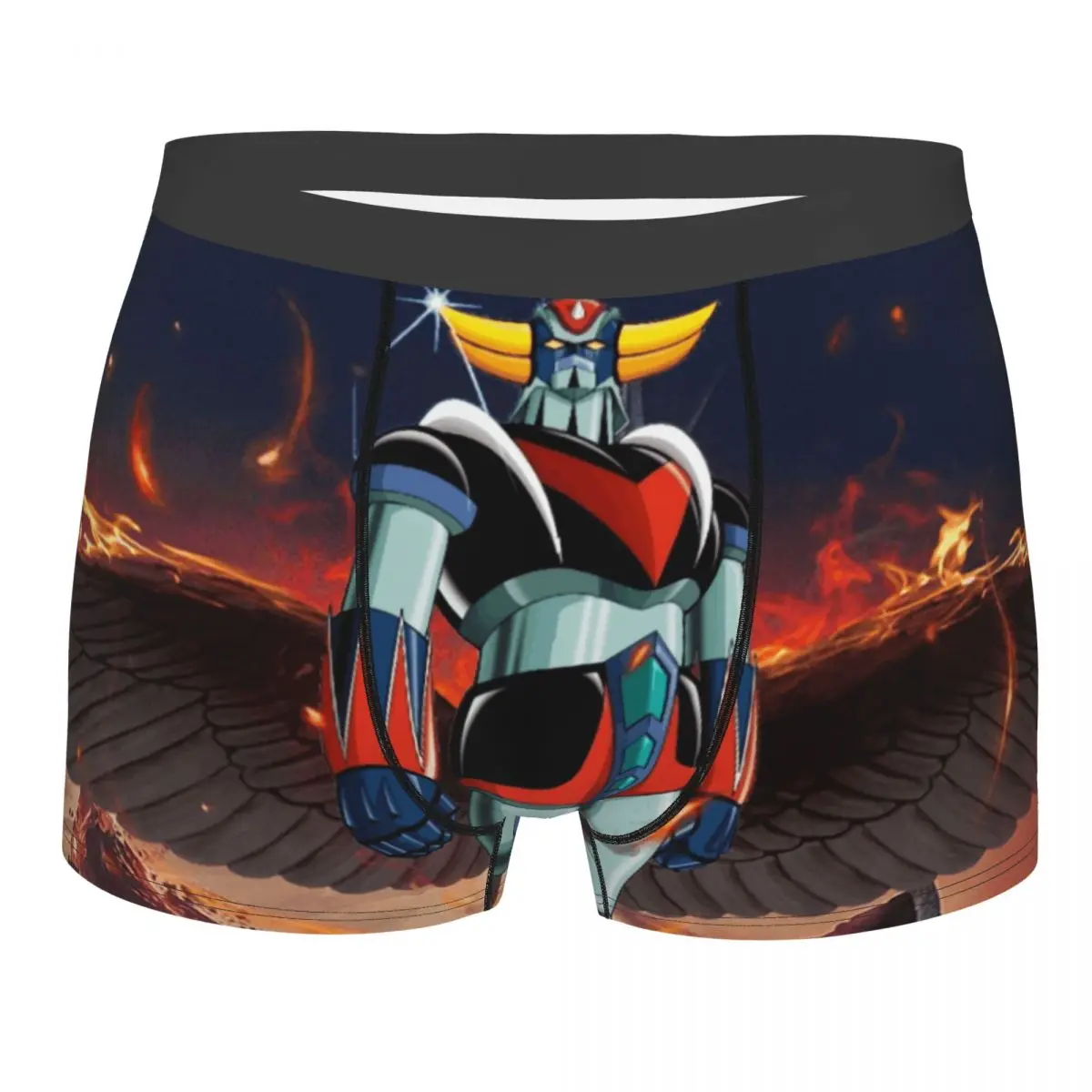 

Мужские боксерские шорты Ufo Robot Grendizer с 3D-принтом, эластичные, Goldorak Anime Manga Трусы-слипы