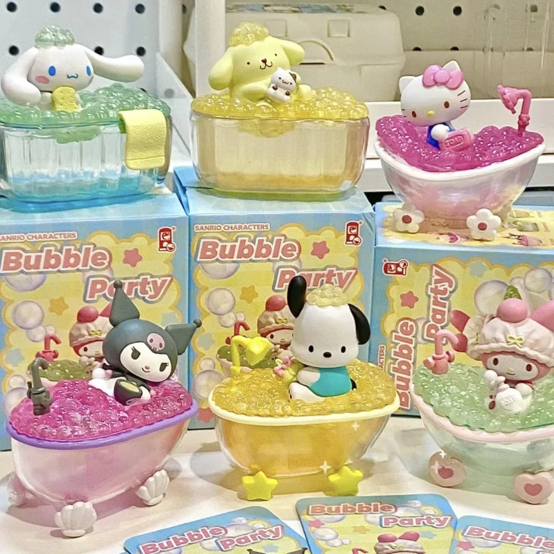 

Детская игрушка в виде коробки, серия Bath, аниме кавайная Милая модель My Melody, игрушки для детей, коллекция рук, подарки на день рождения