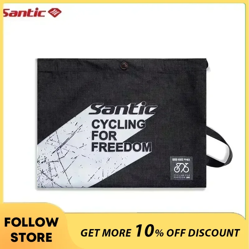 

Santic Cycling Sports Storage Bag Riding Sports MTB Bike Supply Biking Equipment Outdoor Canvas Large-capacity Zipper Bag