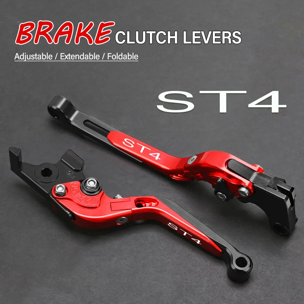 Motorcycle FOR DUCATI ST4 1999 2000 2001 2002 Hand Brake Clutch Adjustable Levers Handle Folding Extendable Lever grip foldable