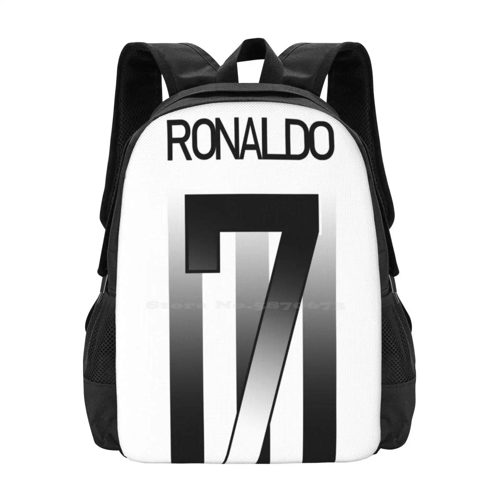 Ronaldo Football Number 7 School Bags Travel Laptop Backpack 7 7 7 Ronaldo Ronaldo Football Club Fc 7 7 Number 7 Soccer