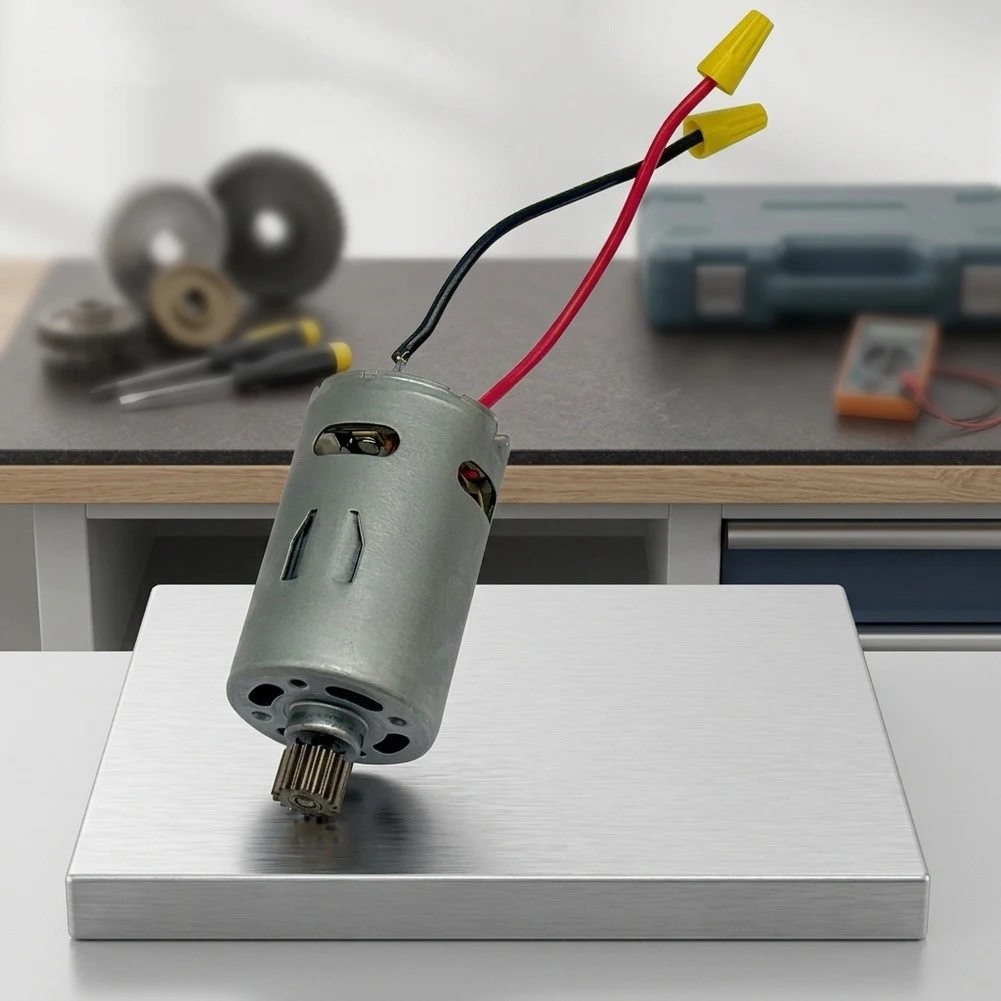 21V Ratchet Wrench Motor 16-Tooth 550 Type Wire No-Soldering All Copper Wire Welding Free Quick-connect For Ratchet Wrench Parts