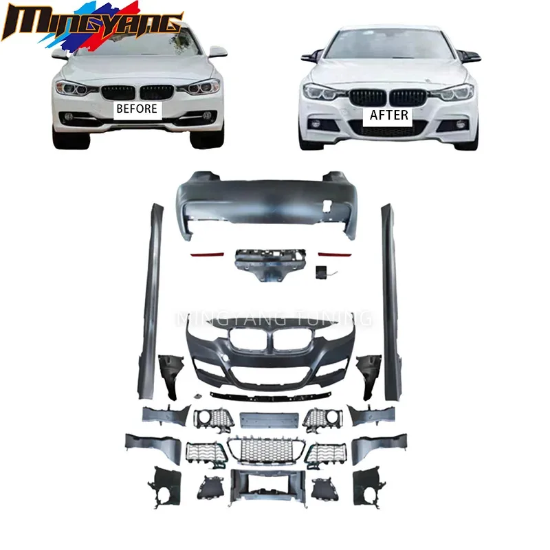 

Modification MT Conversion Kit Car Bumpers M-tech Style Car Parts Upgrade 3 Series F30 Accessories Body Kit for F30 Bodykit