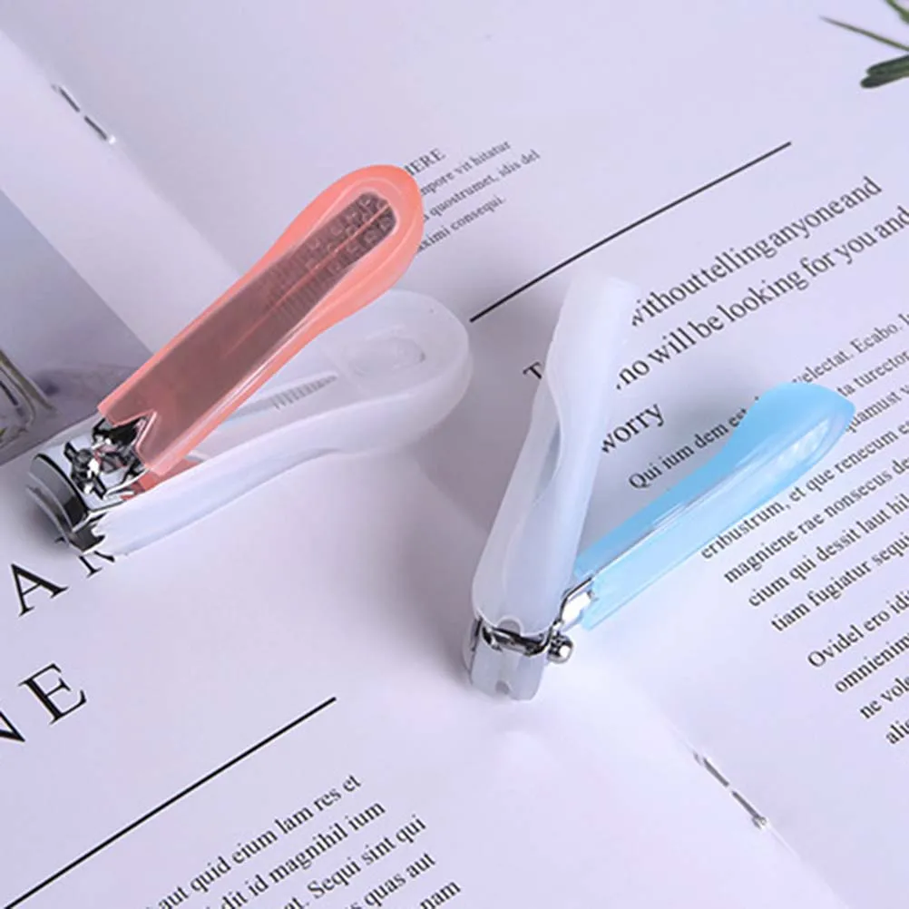 

2pcs Nail Clippers Protective Cover Trimming Kit Steel Manicure Cuticle Scissors Durable Long Lasting Nail Tools Gift