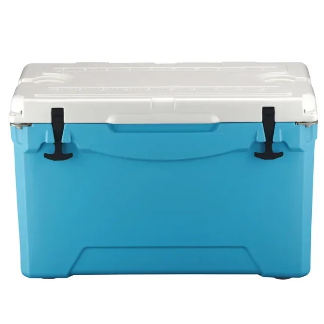 50QT Rotomolded Ice Chest Cooler Box Insulated Hard Plastic Cooler