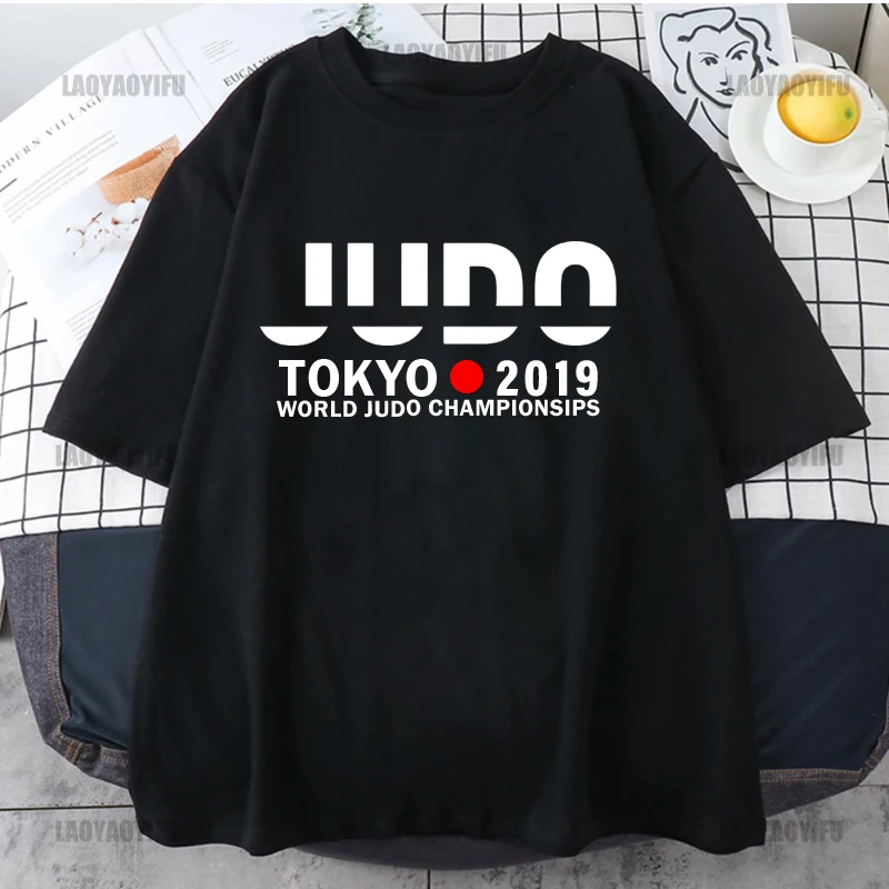 

JUDO TOKYO 2019 WORLD CHAMPIONSCHIPS JAPAN SPORT Printed T-shirt Streetwear Casual Fashion Man Clothing CottonTees