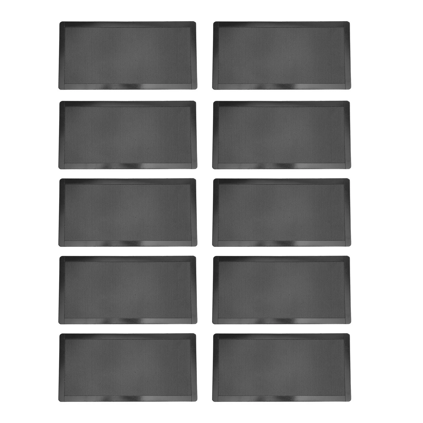 

PC Fan Dust Mesh Filter PVC Computer Case Fan Dust Filter Ultra Fine Holes Ventilated Easy To Install 120x240mm for Home