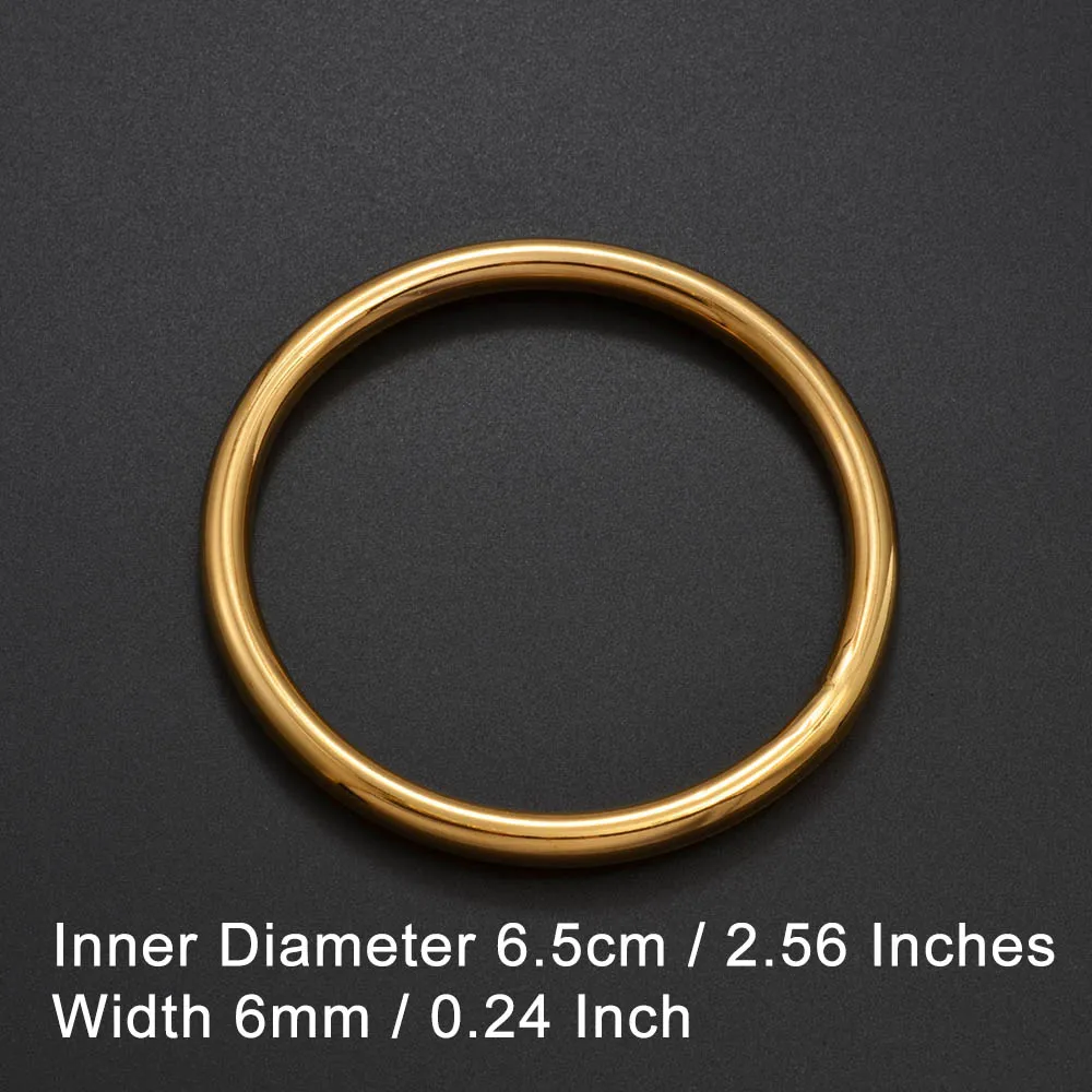 Anniyo (One Piece) Wholesale Dubai Bangles Jewelry Gold Plated Ethiopian Bracelets for Women African Arab Wedding Gifts #183816