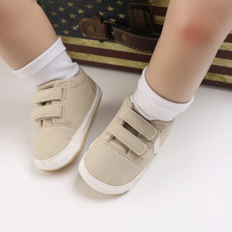 Newborn Baby Boys Shoes for 1 Year Old Soft Sole Crib Shoes Toddler First Walkers 0-18 Months