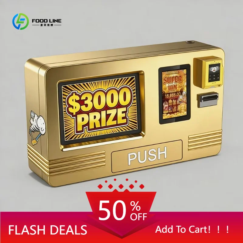Fashion Style Unique Lottery Ticket Vending Machine With Coin-Operated and Token Payment System Unmanned Store Customized