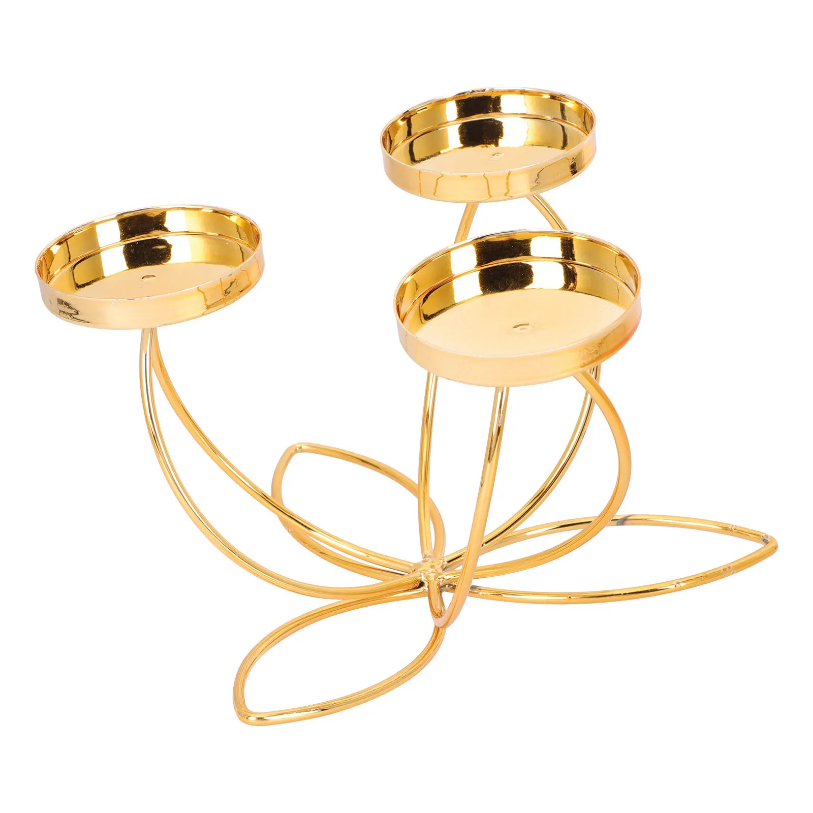 حامل حديد عتيق على الطراز العتيق شمعدان معدني زخرفة زخرفية لحفلات الزفاف والمنزل والمكتب وغرفة النوم وغرفة المعيشة