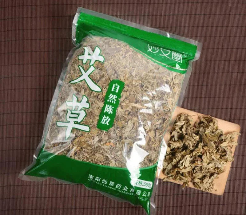 500g Natural Pure Mugwort Leaf Foot Mask Wormwood Leaves Moxa Herb Foot Bath Body Relax Massage for Unisex Health Care