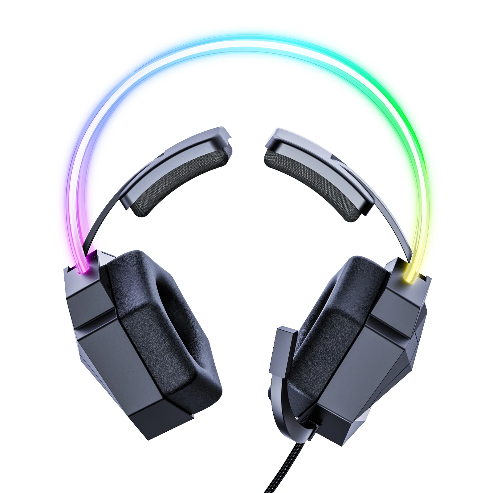TLCRETE Cool ONIKUMA X20 Cuffie da gioco cablate con audio surround RGB 7.1/3.5 Cuffie over-ear per giochi su PC Xbox