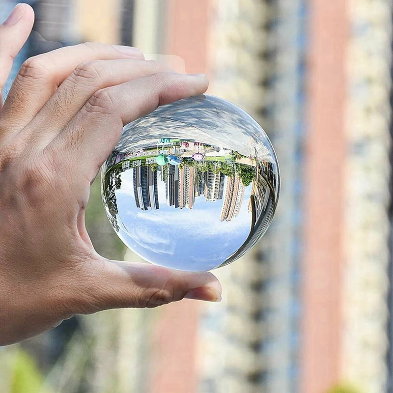 Горячий TTKK 5X прозрачный цветной стеклянный хрустальный шар целебная сфера реквизит для фотосъемки шар Декор 30 мм