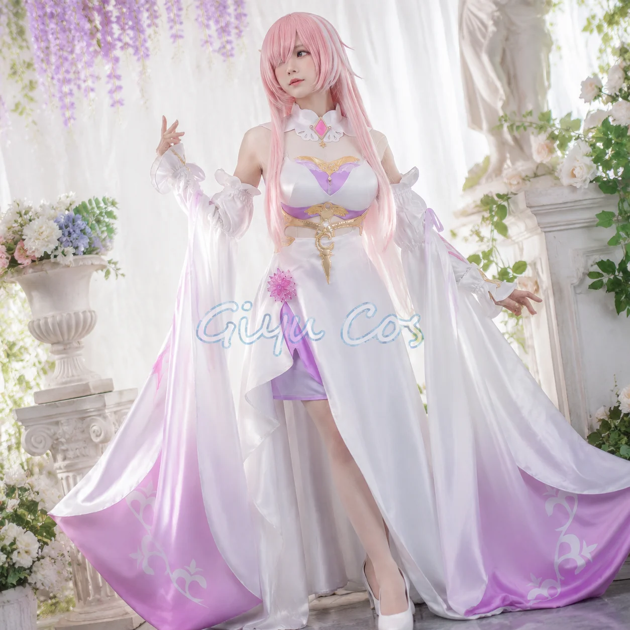 

Elysia Cosplay Costume Honkai Impact 3 Full Set Carnival Uniform Halloween Party Masquerade for Women Game