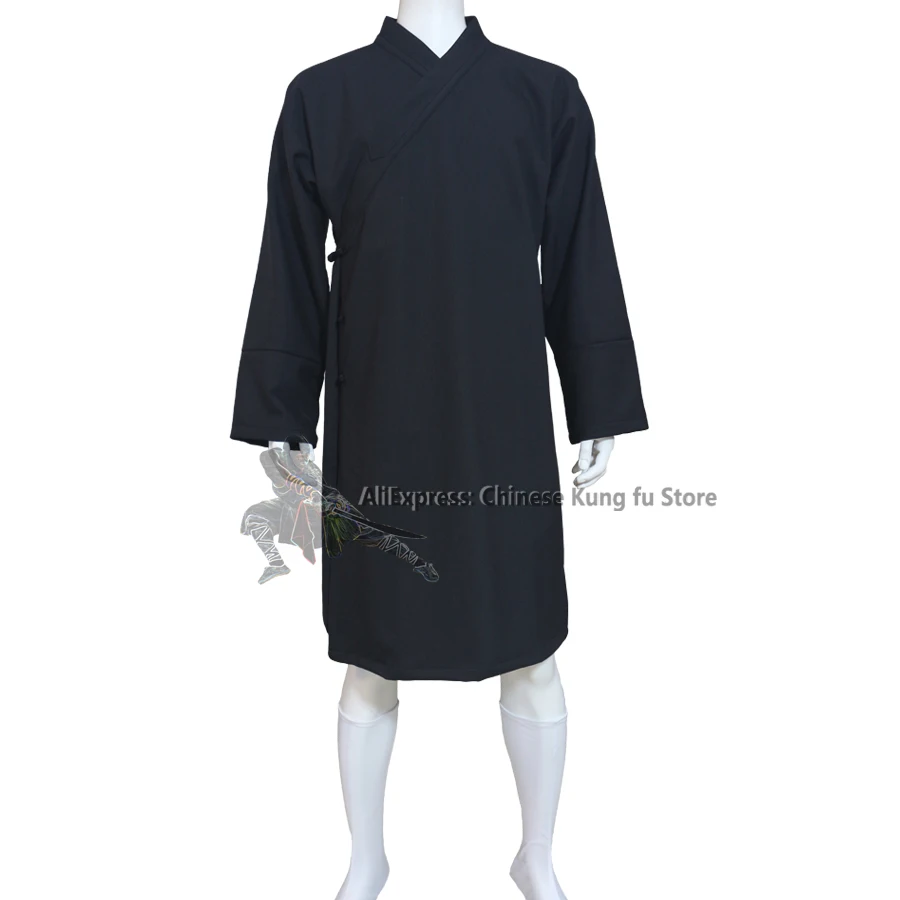 

Thick Shaolin Monk Wudang Taoist Robe Tai Chi Wing Chun Outer Coat Martial arts Jacket Custom Tailored Need Measurements