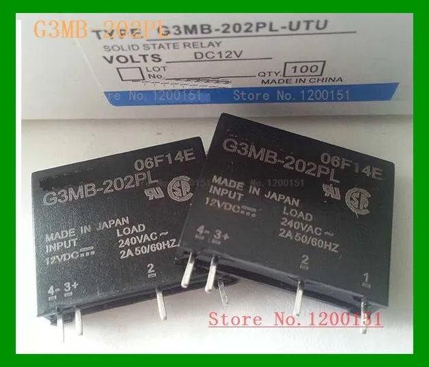 G3MB-202P-5VDC G3MB-202PL-12VDC G3MB-202PL-UTU-24VDC, 5V, 12V, 24V