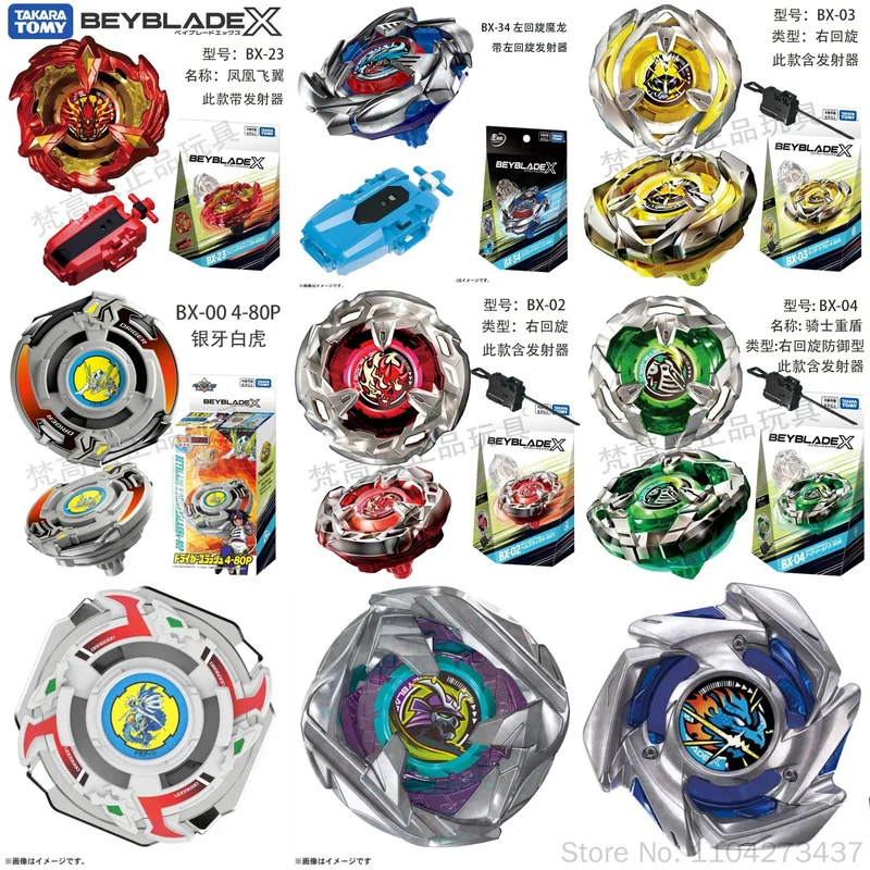 TAKARA TOMY Original Beyblade X BX Serie Authentic Spinning Battle Top High Performance Competitive Battle Game Desktop Toy Gift