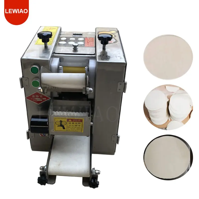 

Wonton Dumplings Machine Dumpling Rolling Automatic Dough Slicer Gyoza Skin Maker Commercial Home Wrapper 220V