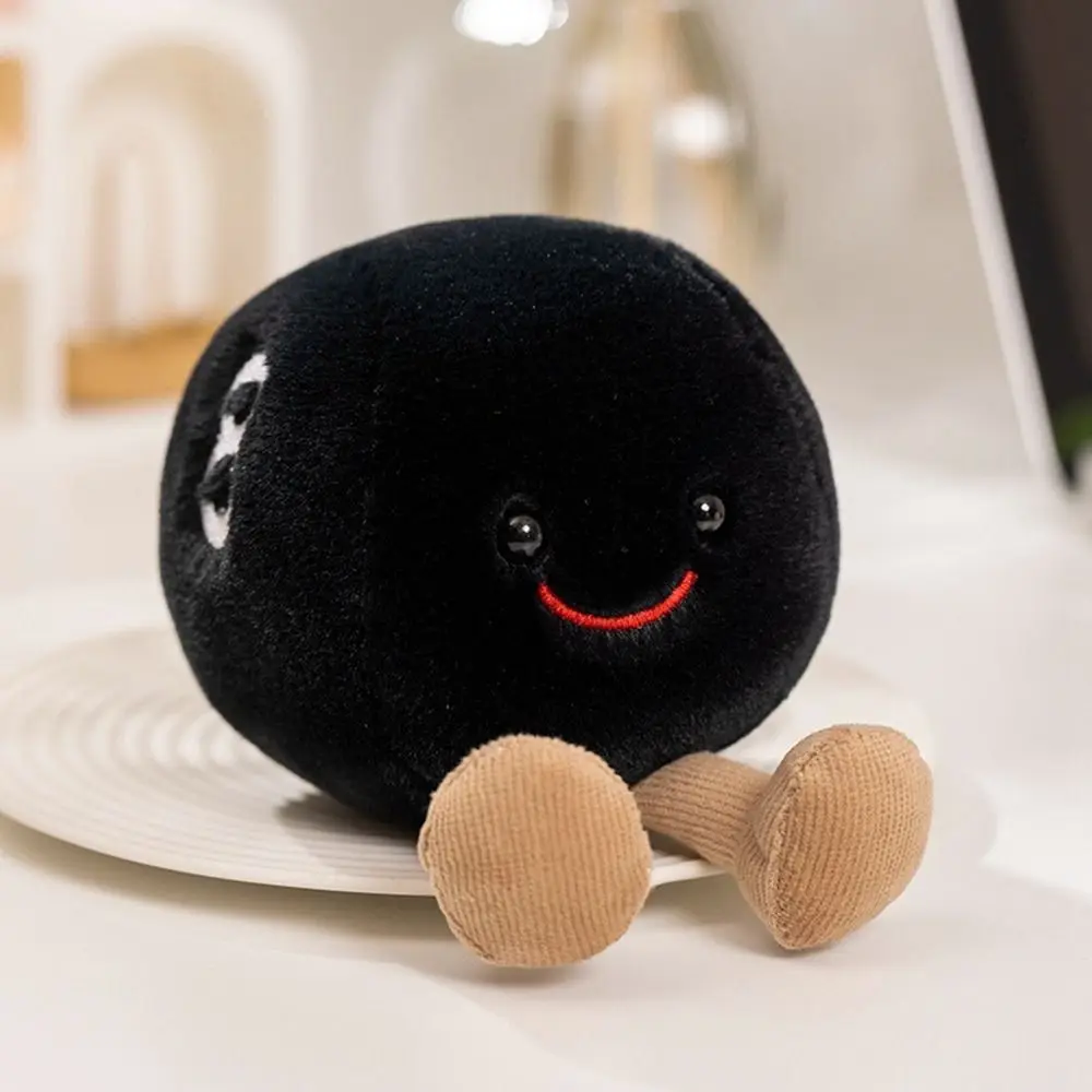 New PP Cotton Ball Plush Toys Kawaii Stuffed Plush Football Basketball Baby Doll Smile Cute Long Legged Ball Doll Birthday Gift