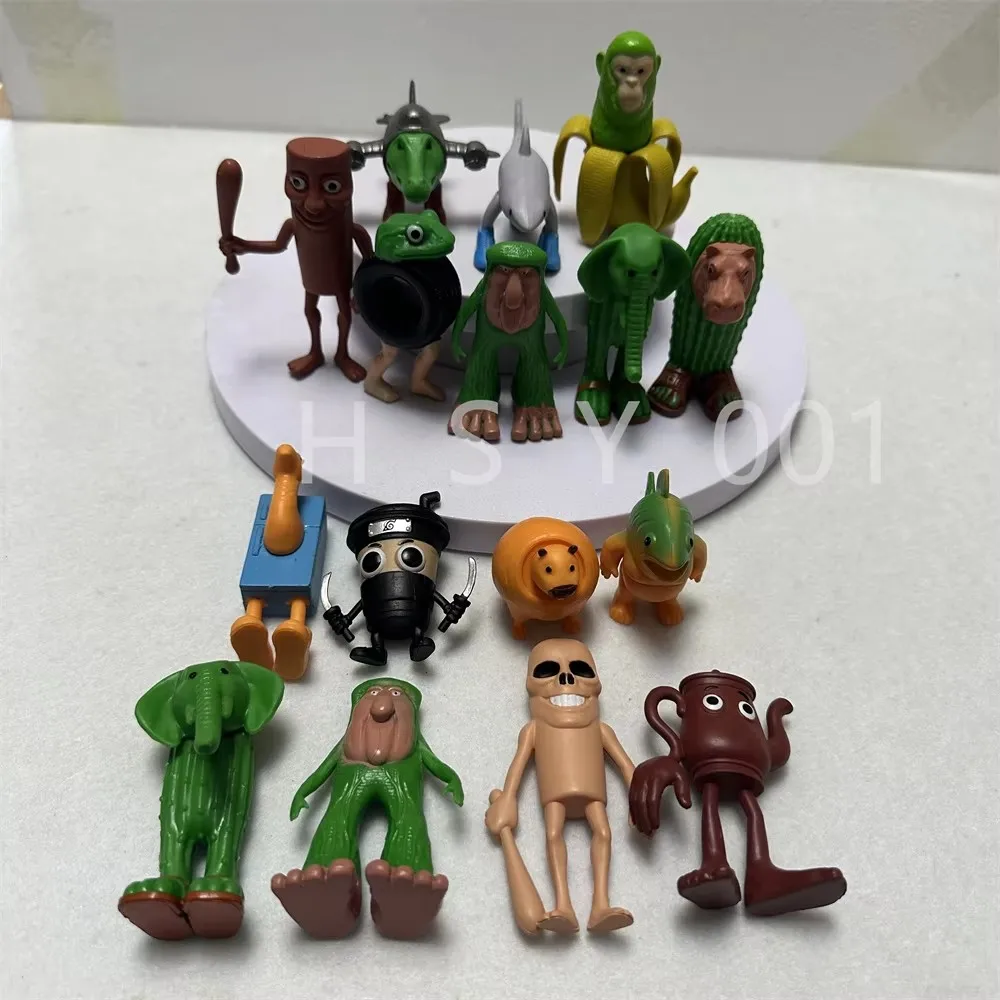 

Tungtung Sahur Tralalelo Tralala Shark Shimpanzini Bananini Боевой персонаж Аниме Модель Коллекционная модель Игрушка Подарочный набор