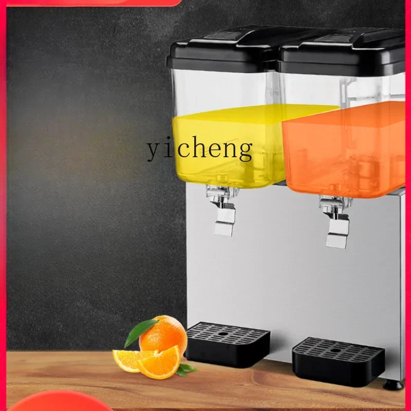 

Drinking Machine Commercial Cold Drink Machine Three-Cylinder Automatic Milk Tea Spray Mixing Self-Service Blender