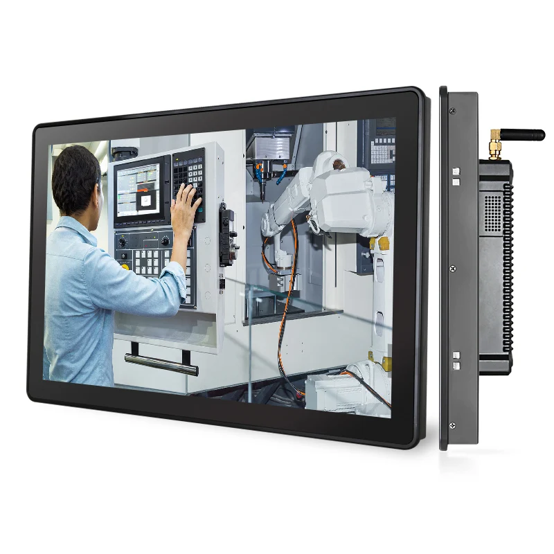 15.6 Inch 7mm Bezel Heavy Industrial Style Android Panel PC A64 RK3288 RK3568 RK3399 RK3588 Touch Screen All in One Computer