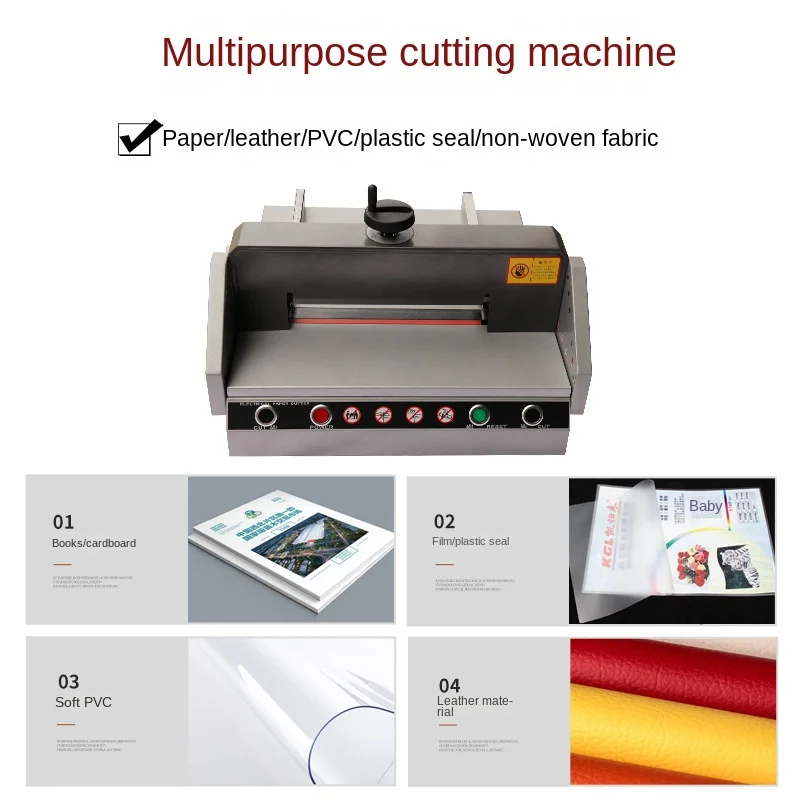 330 Electric Paper Cutter A4 Desktop Paper Cutting Thick Layer Heavy Duty Paper  Knife Knife  4cm Thick 400 Sheets