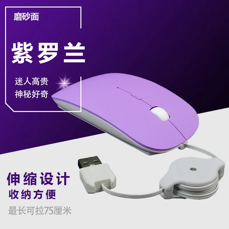 الكمبيوتر المحمول تلسكوبي السلكية ماوس كتم USB ماوس بصري ألعاب مكتب