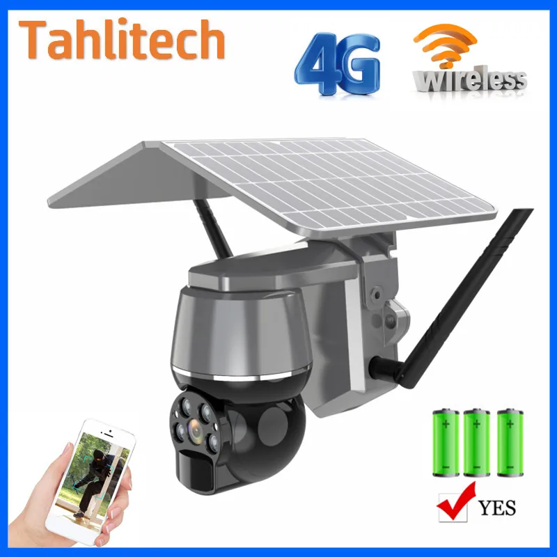 

Solar Camera 4G Wireless 2MP Solar IP Camera HD Built-in Battery Video Surveillance Camera With Long Time Standby Battery