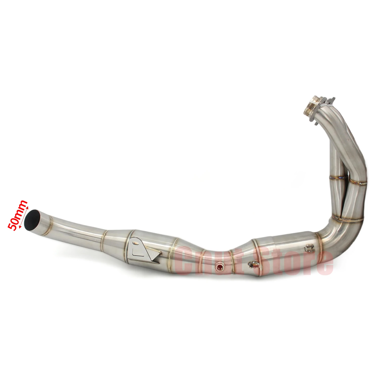 For YZF R9 MT09 FZ09 XSR900 Exhaust Motorcycle Front Pipe Stainless Steel Motocross Slip on Full Systems 2024-2025