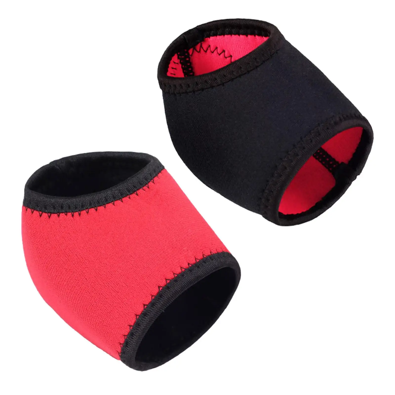 2Pcs Heel Protectors Heel Sleeves Reusable Heel Cover Soft Shock Absorbing Heel Pads Heel Socks for Running Jogging Standing