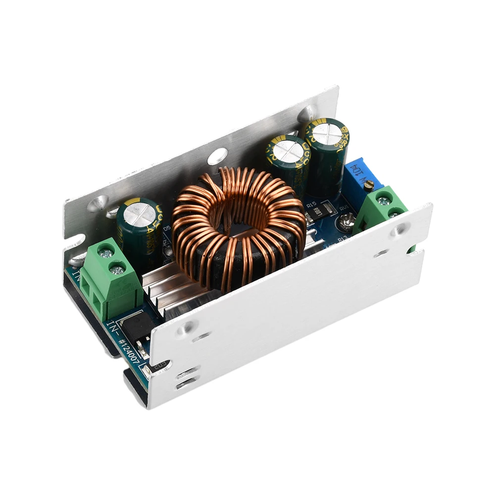 Понижающий модуль питания постоянного тока 100 Вт, 6 А, от 10-90 В до 1,5-60 В, регулируемый понижающий преобразователь, синхронное выпрямление постоянного тока