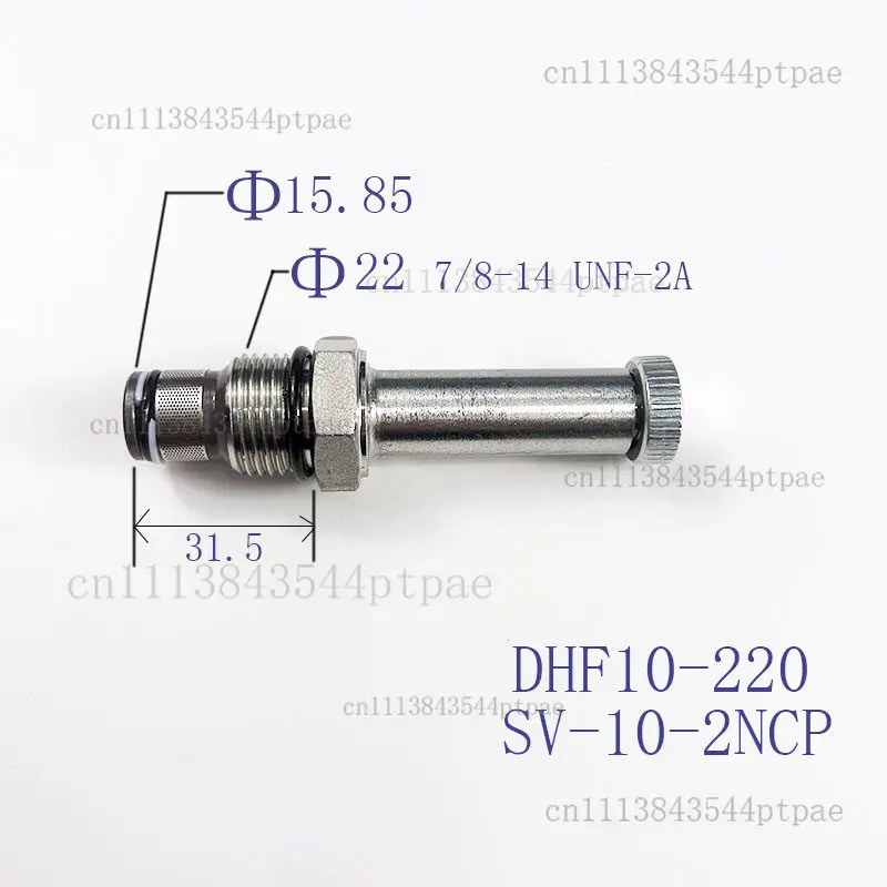 Dhf10-220/sv10-20/sv10-2ncp two-slot two normally closed threaded plug-in solenoid valve