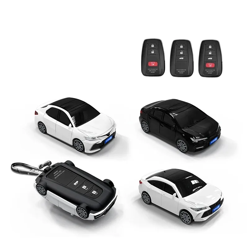 For Toyota Camry Appearance Car Styling Key Case for Toyota Rav4 Corolla 70 CHR Prado 150 Highlander Smart Remote Key Cover Fob