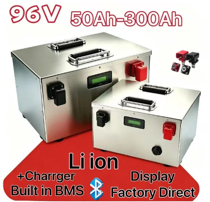

96V BMS 26S Lithium Battery 50Ah 60Ah 80Ah 100Ah 120Ah 150Ah 200Ah 280Ah 300Ah Li-ion for 5KW 8KW 10KW 14KW Sightseeing Vehicle