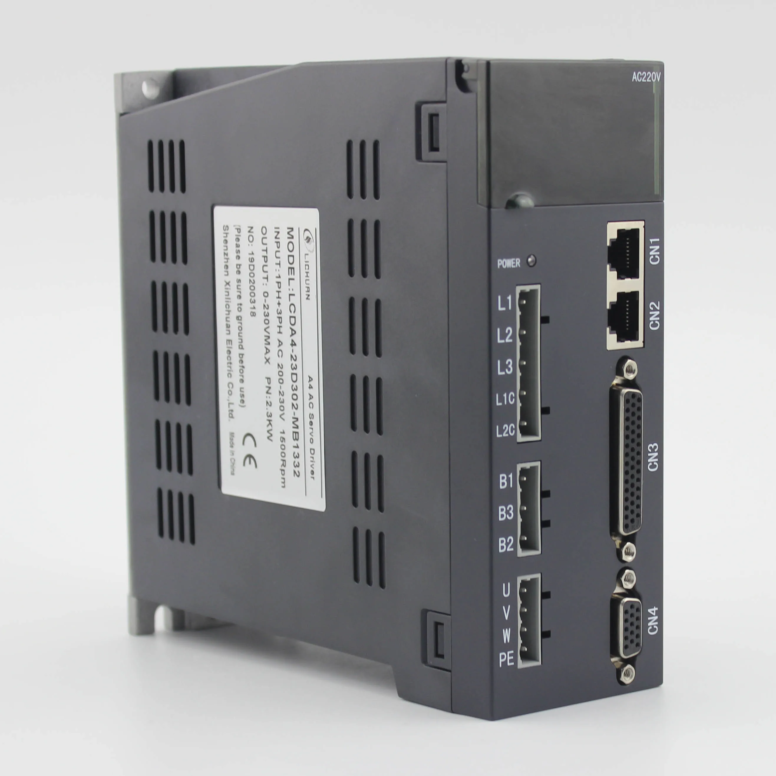 

Сервопривод Lichuan Servo A4 серии 200 Вт LCDA4-02A202-LB632