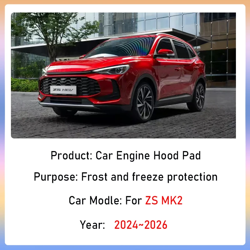 Car Snow Cover For MG ZS MK2 2024 2025 2026 Outdoor Winter Anti-Freeze Anti Frost Front Windshield Window Shields Accessories