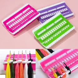 Sewing Floss Thread Organizer Holder 30 Positions Cross Stitch Row Line Embroidery Floss Sewing Tool DIY  Sewing Supplies