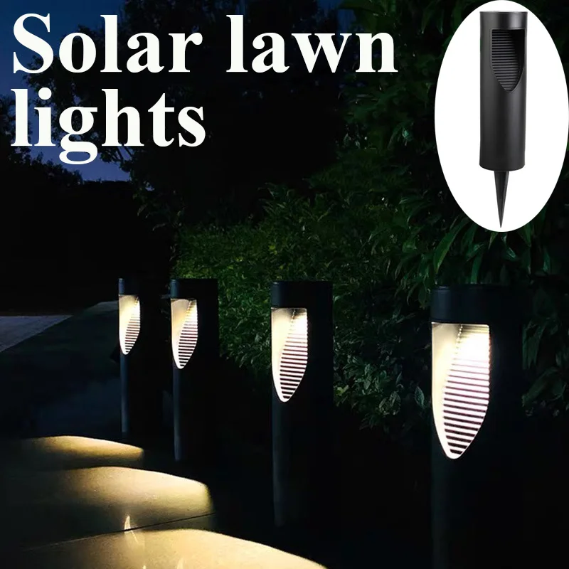 Solar Pathway Lights Outdoor Solar Landscape Lights IP65 Waterproof Solar Garden Lighting for Path Walkway Yard Lawn Decorative